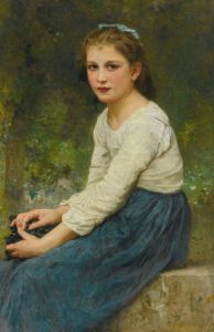 Jeune Fille Aux Raisins