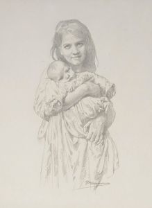 Fillette Et Enfant