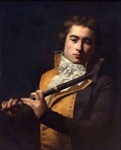 Portrait Of Flutist François Devienne