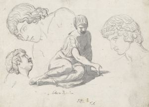 Dice-Thrower and Other Studies after Ancient Sculptures