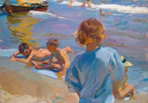 Children On The Beach, Valencia