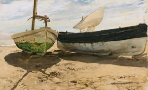 Fishing Boats On The Beach, Valencia