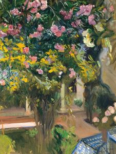 Oleanders, the courtyard of the artist’s home