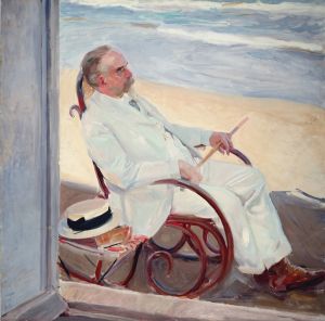 Antonio García at the Beach