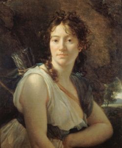 Portrait Of Mademoiselle Duchesnois , Member Of The Comédie-Française, In The Role Of Dido.
