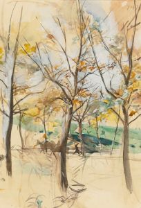 Trees In The Bois De Boulogne
