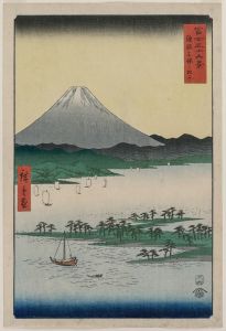 Pine Groves of Miho in Suruga, from the series Thirty-six Views of Mount Fuji