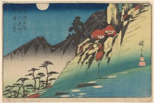 Hillside, Houses, Dark Mountains