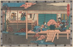 Two Ronin Looking into Yoshiwara