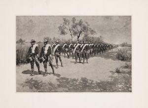 A practice march in Texas