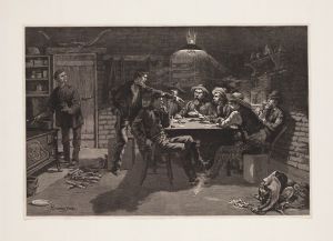 A quarrel, over cards–a sketch from a New Mexican ranch
