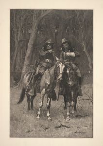 Cheyenne Scouts Patrolling the Big Timber of the North Canadian, Oklahoma