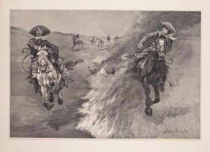 Dragging a Bull’s Hide over a Prairie Fire in Northern Texas