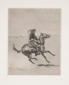 One of the Fort Keogh Cheyenne scout corps, commanded by Lieutenant Casey