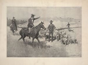The Drought in the Southwest Cattlemen Warning Sheep-herders Away from their Water