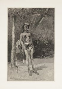 The ordeal in the sun dance among the Blackfeet Indians
