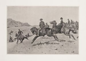 Winter pastimes at an army’s post in the southwest–a run with the hounds