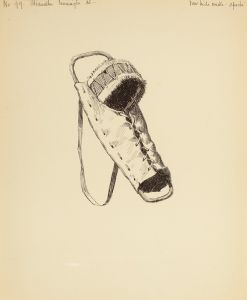 Rawhide Cradle, Apache, illustration from The Song of Hiawatha