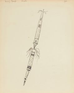 Pipe, illustration from The Song of Hiawatha