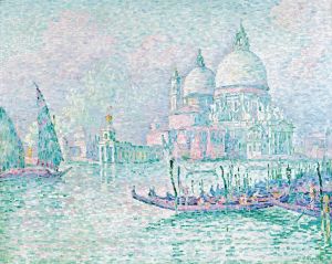 Venise. La Salute. Vert