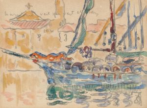 Saint-Tropez. Les tartanes