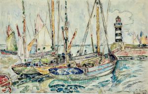 Bateaux au port, île de Groix