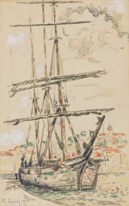 Saint-Tropez, Trois-mâts à quai