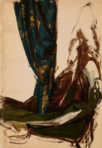 Quinn’s Attire and a Drapery. Studies to the Painting ‘The Oath of Queen Jadwiga’
