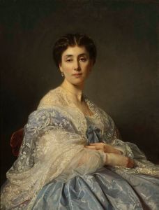 Portrait of Aleksandra Zatler, general’s wife