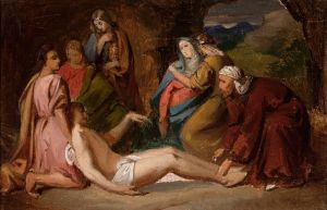 Entombment of Christ, sketch for a painting