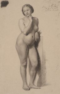 Female nude study