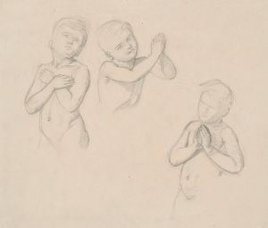 Nude studies of boys for the figures of angels in the painting ‘The Immaculate Conception of the Blessed Virgin Mary’
