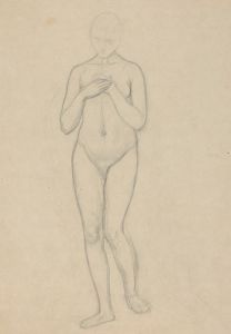 Nude study for the figure of Mary in the painting ‘The Immaculate Conception of the Blessed Virgin Mary’