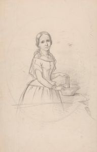 Portrait of Franciszka Wołowska, Sister of Feliks Jasieński’s Mother