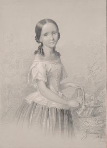 Portrait of Franciszka Wołowska, sister of the mother of Feliks Jasieński