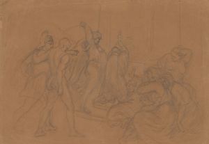 Sketch of the composition ‘Martyrdom of St. Stanislaus’