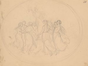 Sketch of the composition to the scene from the first act of the ‘Giselle’ ballet