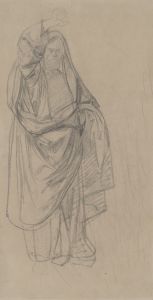 Sketch of the high priest to the painting ‘Martyrdom of St. Matthias’