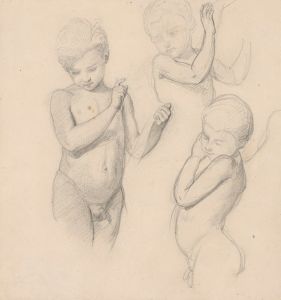 Sketches of angels for the painting ‘The Immaculate Conception’