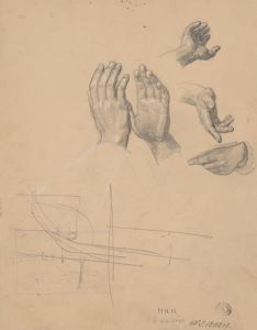Studies of the hand of St. Matthias and high priests