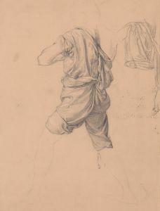 Study of clothing of the assailant to the painting ‘Martyrdom of St. Matthias’