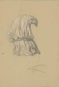 Study of clothing of the executioner with an axe to the painting ‘Martyrdom of St. Josaphat Kuntsevych’