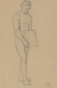 Study of figures for the painting ‘Queen Jadwiga’s Oath’