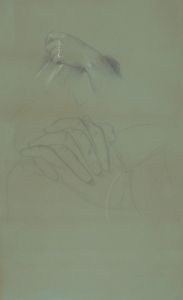 Study of hands for the painting ‘Death of Barbara Radziwiłł’