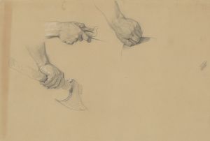 Study of hands to the painting ‘Martyrdom of St. Josaphat Kuntsevych’