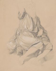 Study of Jacob’s robes for the painting ‘The Immaculate Conception of the Blessed Virgin Mary’