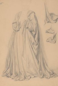 Study of Mary’s robes for the painting ‘The Immaculate Conception of the Blessed Virgin Mary’