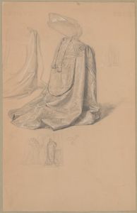 Study of the figure of Pius IX for the painting ‘The Immaculate Conception of the Blessed Virgin Mary’
