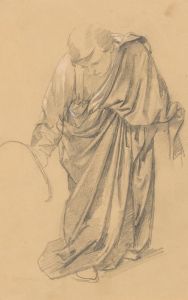 Study of the figure of St John to the painting ‘Entombment’