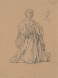 Study of the figure of St. Matthias to the painting ‘Martyrdom of St. Matthias’